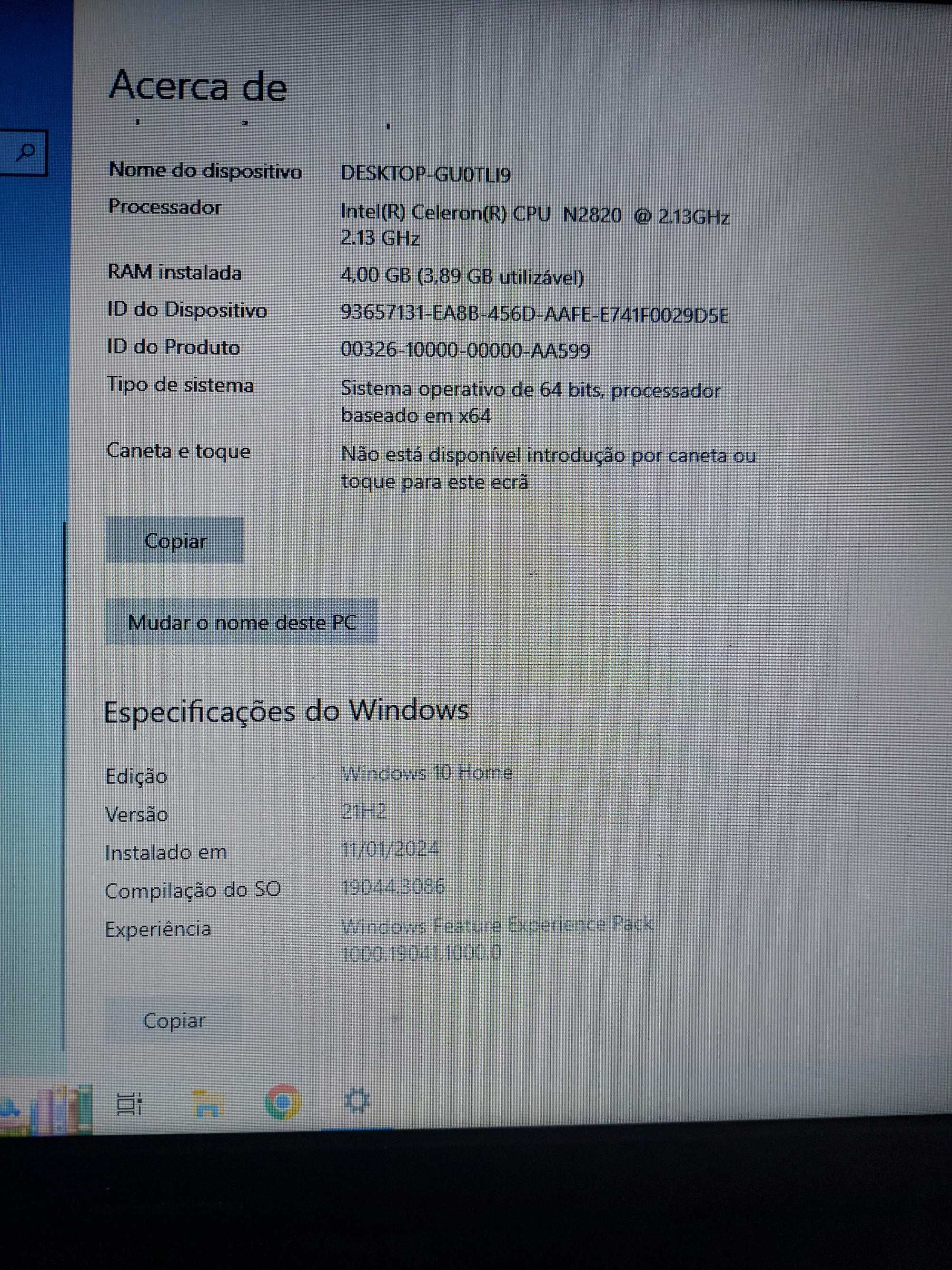 Computador Toshiba