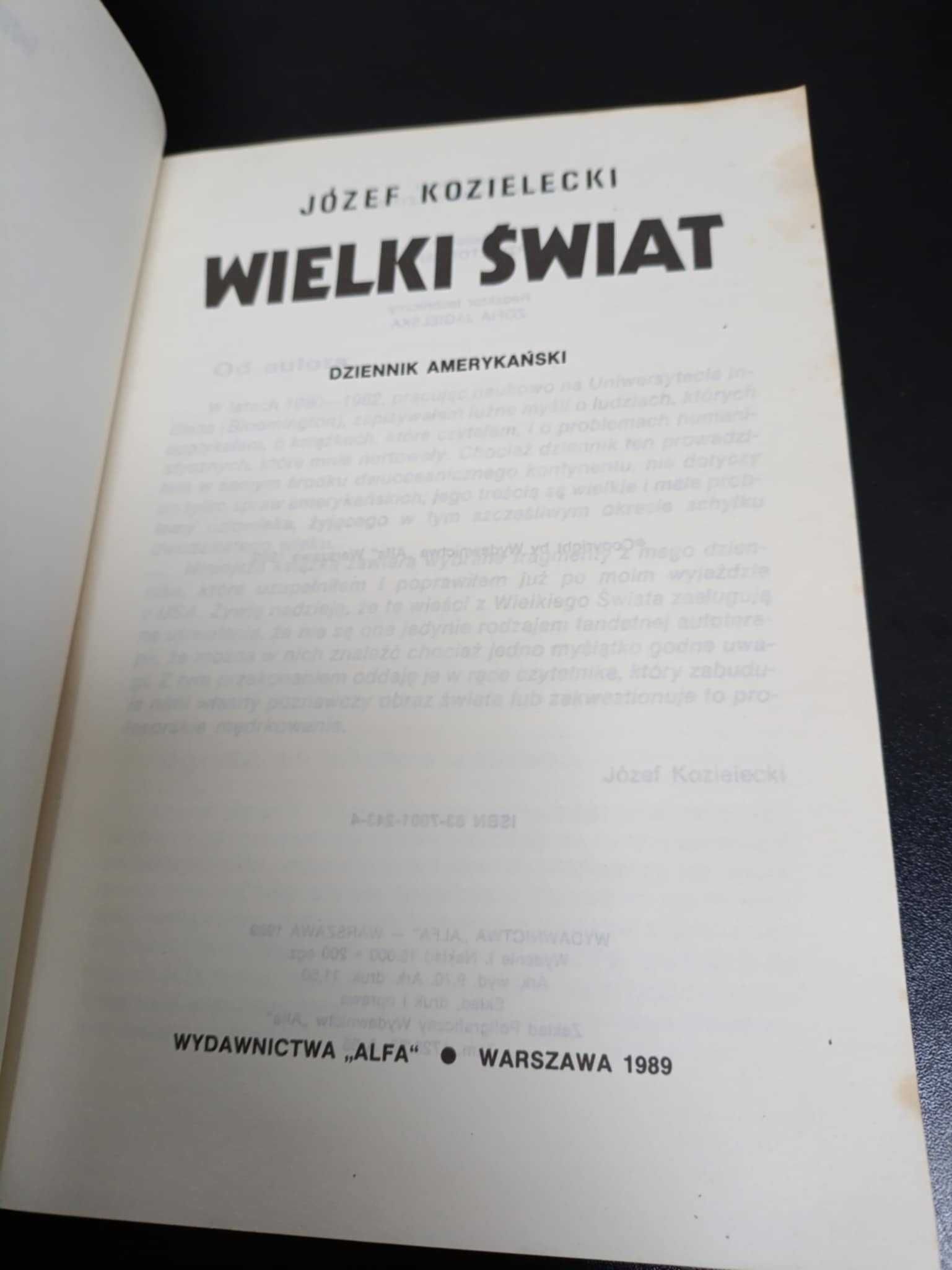 Wielki świat - Józef Kozielecki