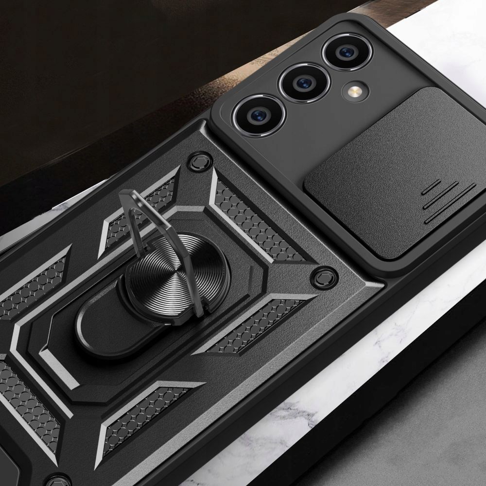 Etui Pancerne Galaxy S24 FE CamShield z Podstawką