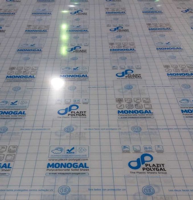 Полікарбонат монолітний виробник monogal товщина 12 мм терміново!