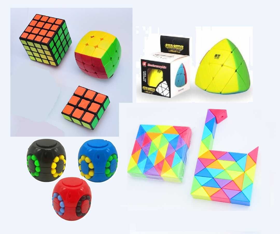Антистресс головоломка Кубик Рубика РАЗНЫЕ Большая Змейка Smart Рубика
