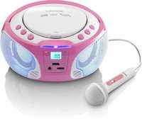 Radioodtwarzacz Hi-Fi Lenco SCD-650 CD Mp3 USB AUX Karaoke Jak Nowe !