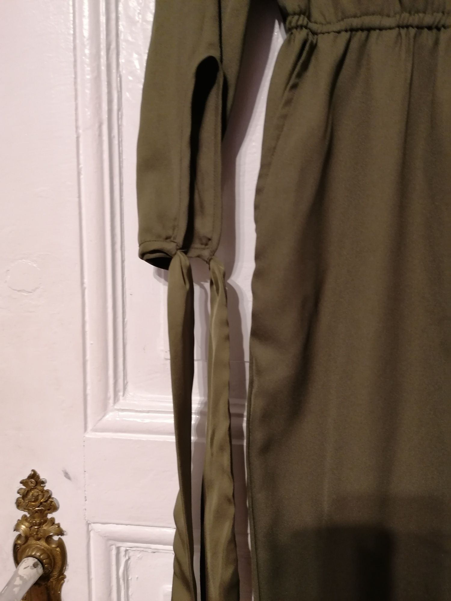 kombinezon kostium z długim rękawem khaki rozmiar s Vila