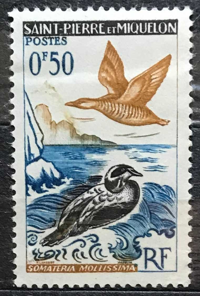 Znaczek Saint Pierre and Miquelon. Francja - Ameryka Północna.