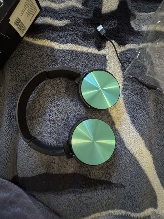 Наушники синие | Отличное состояние | Работают идеально