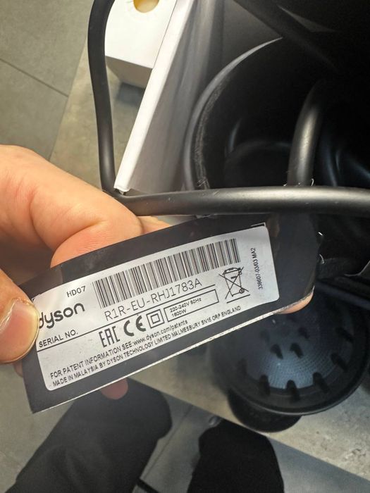 Фен Dyson hd08 blue, синій