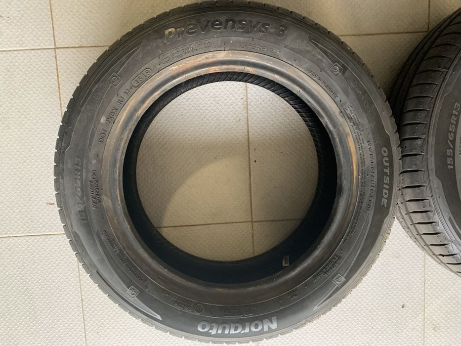 2 pneus norauto 155/65r13