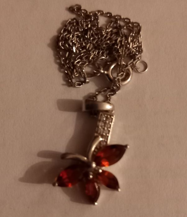 Кулон с цитрином мадейра