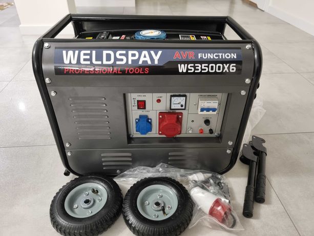 Nowy generator, agregat prądotwórczy WELDSPAY WS3500x6