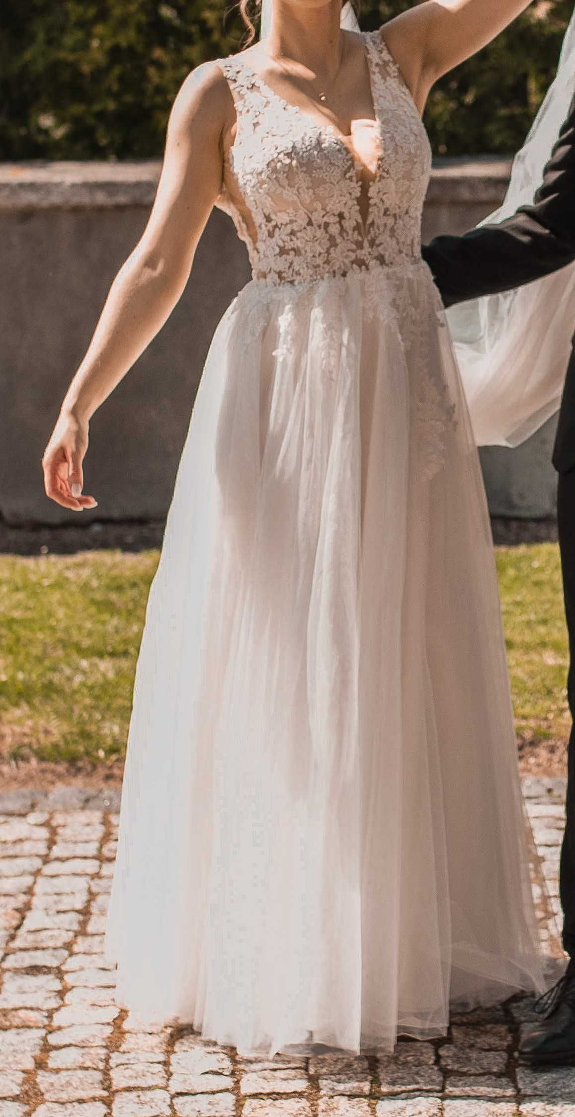 Suknia ślubna boho