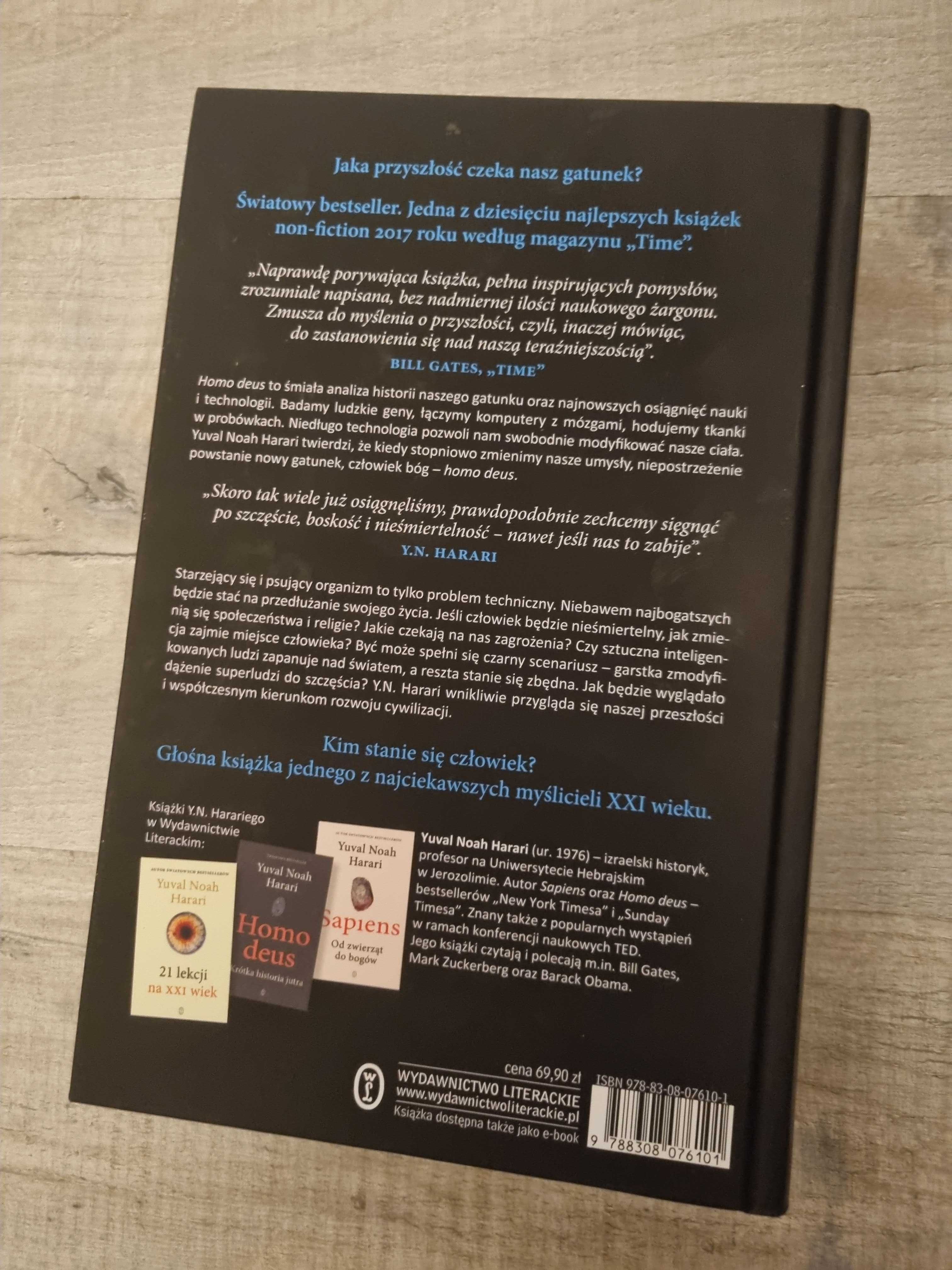 Książka Juwal Noach Harari - Homo deus: Krótka historia jutra.