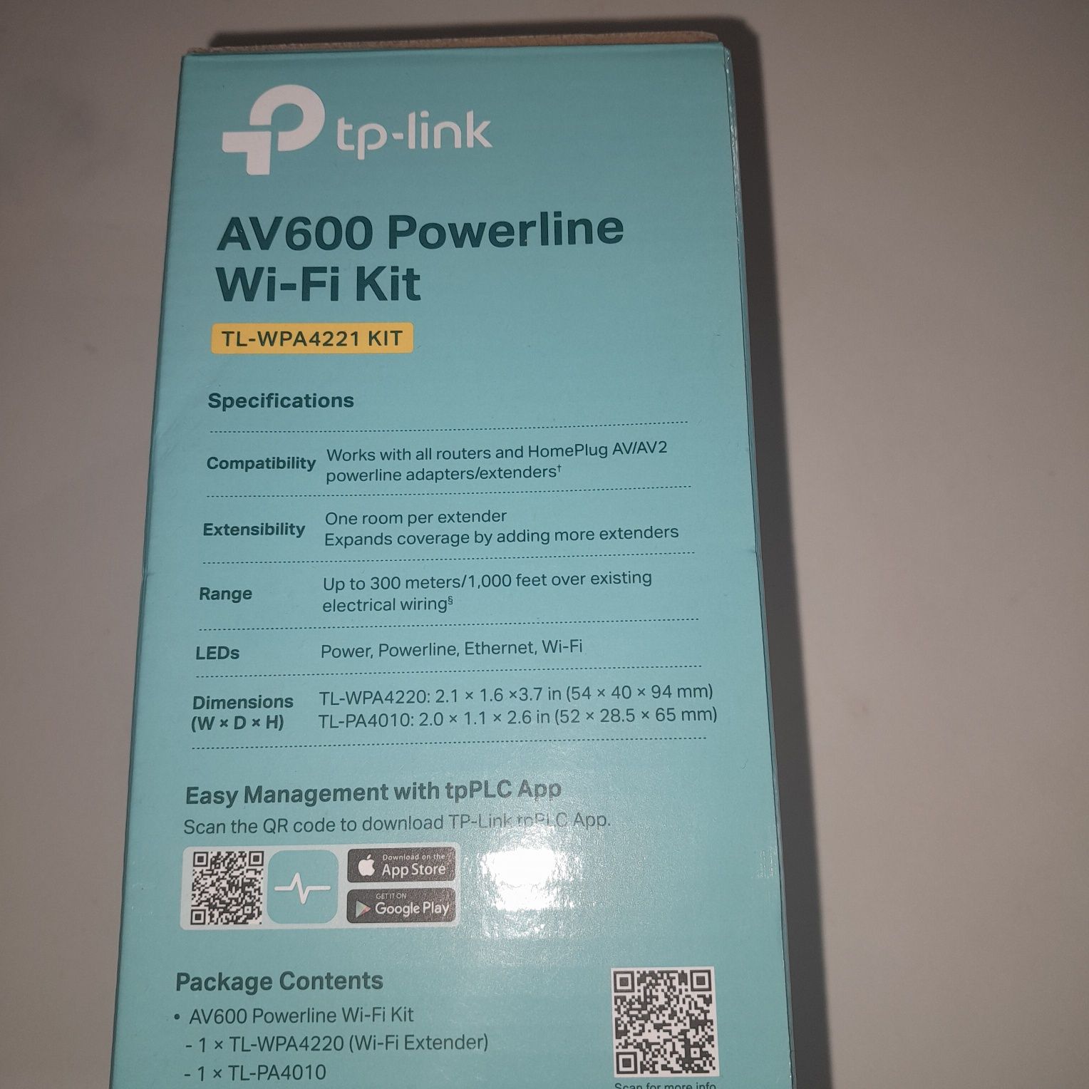 Extensor  de alcance  Wifi Tp-link TL -WPA4221 KIT