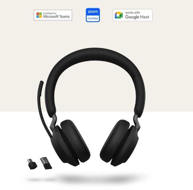Headset Jabra Evolve 2 65 Bluetooth - novos