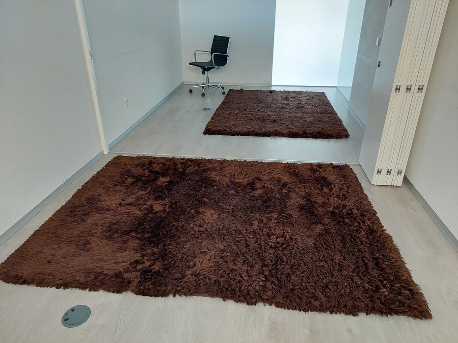 Tapetes como novos castanhos