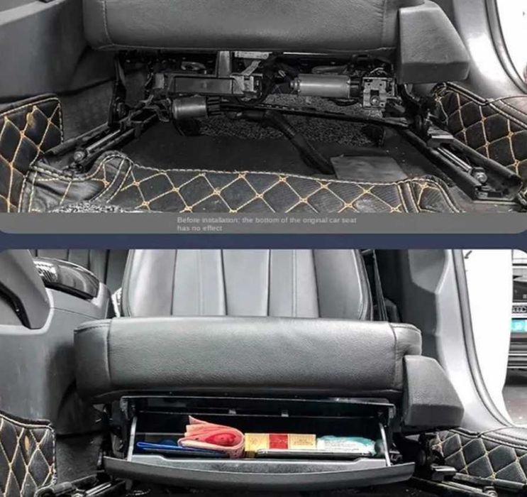 Difusor traseiro e gavetas para assentos elétricos Audi A4 B9