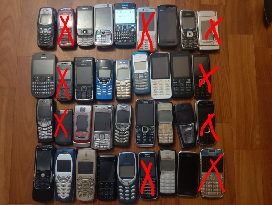Nokia 8600, 5500, 3310, N73, E72,