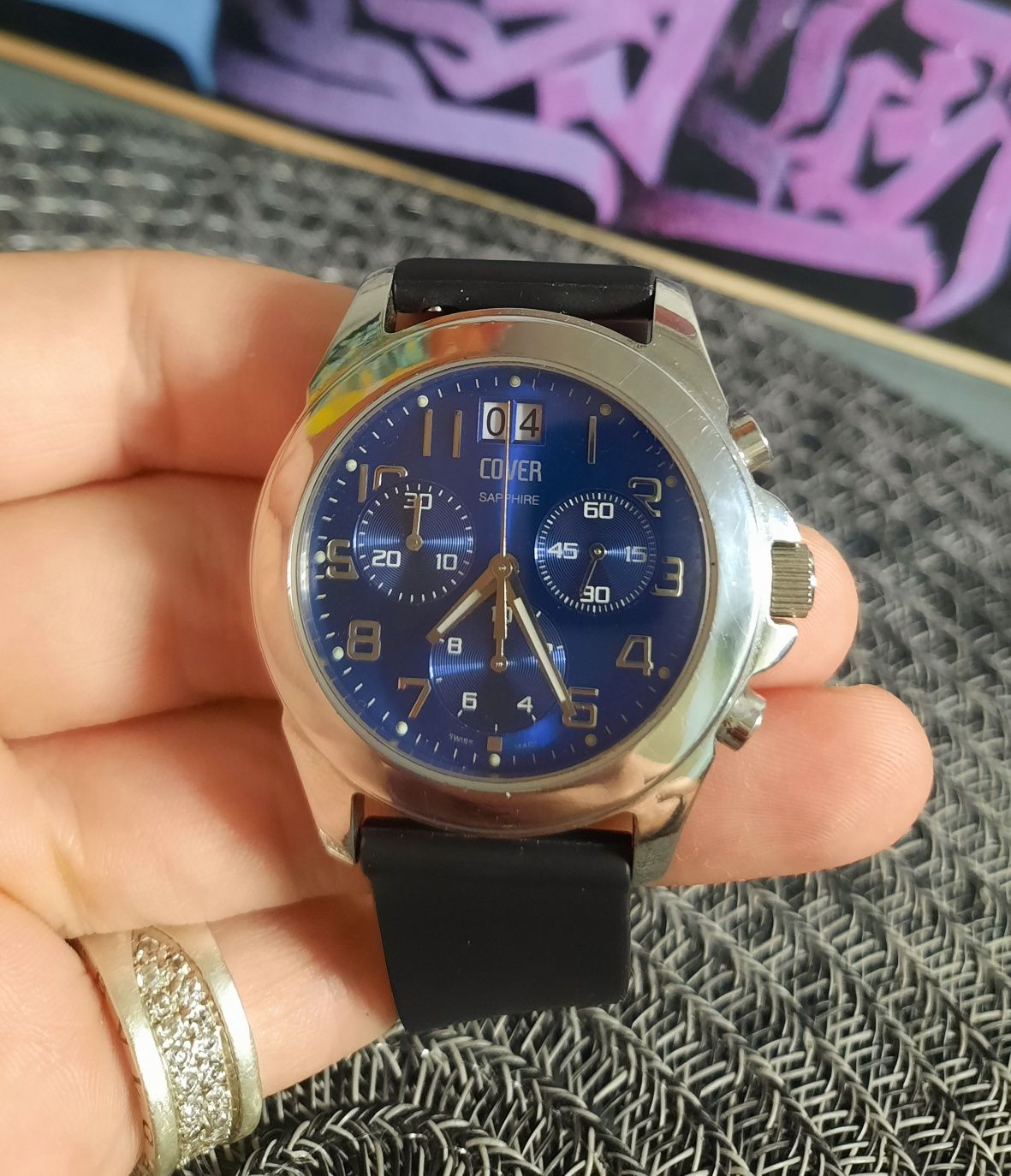 Годинник Cover swiss made хронограф