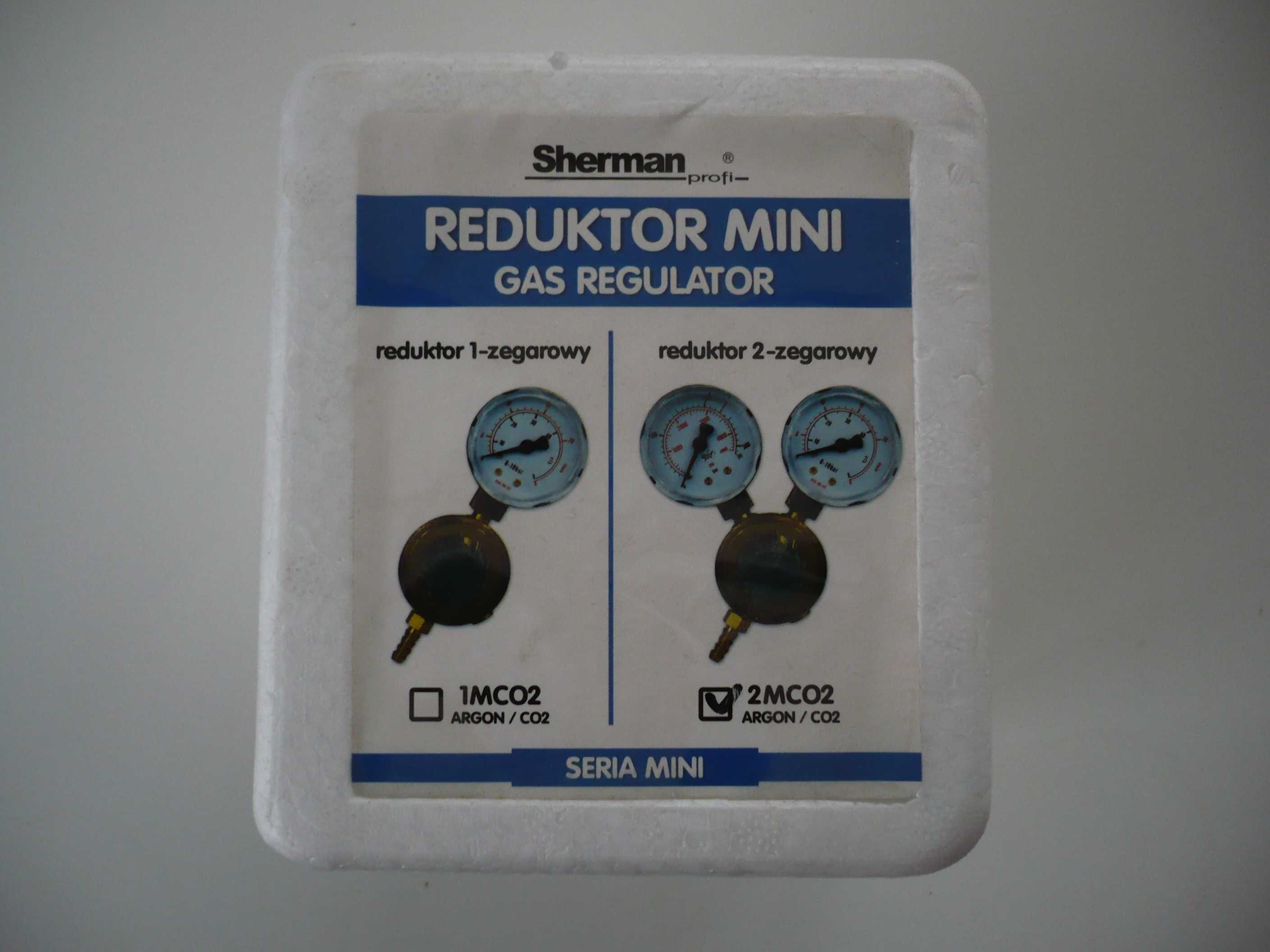 reduktor mini gas regulator Argon / CO2 Sherman profi