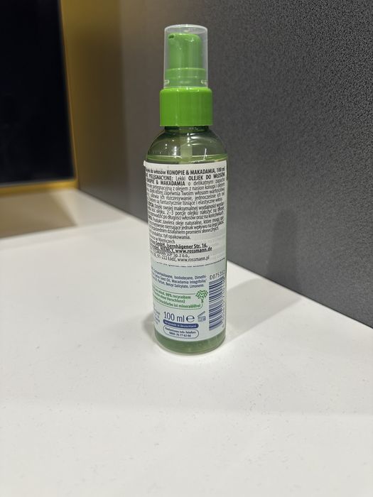 Isana olejek do włosów, konopie i orzech makadamia