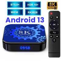 TV Box Android 13 _ 8K _ WiFi 6 _ 2+16G (4+32G) _ Transpeed 8K3528-T