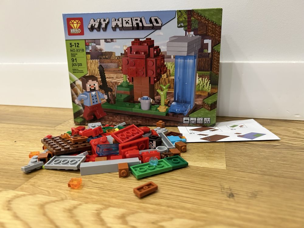 Конструктор MY WORLD MINECRAFT 831B 91 деталь