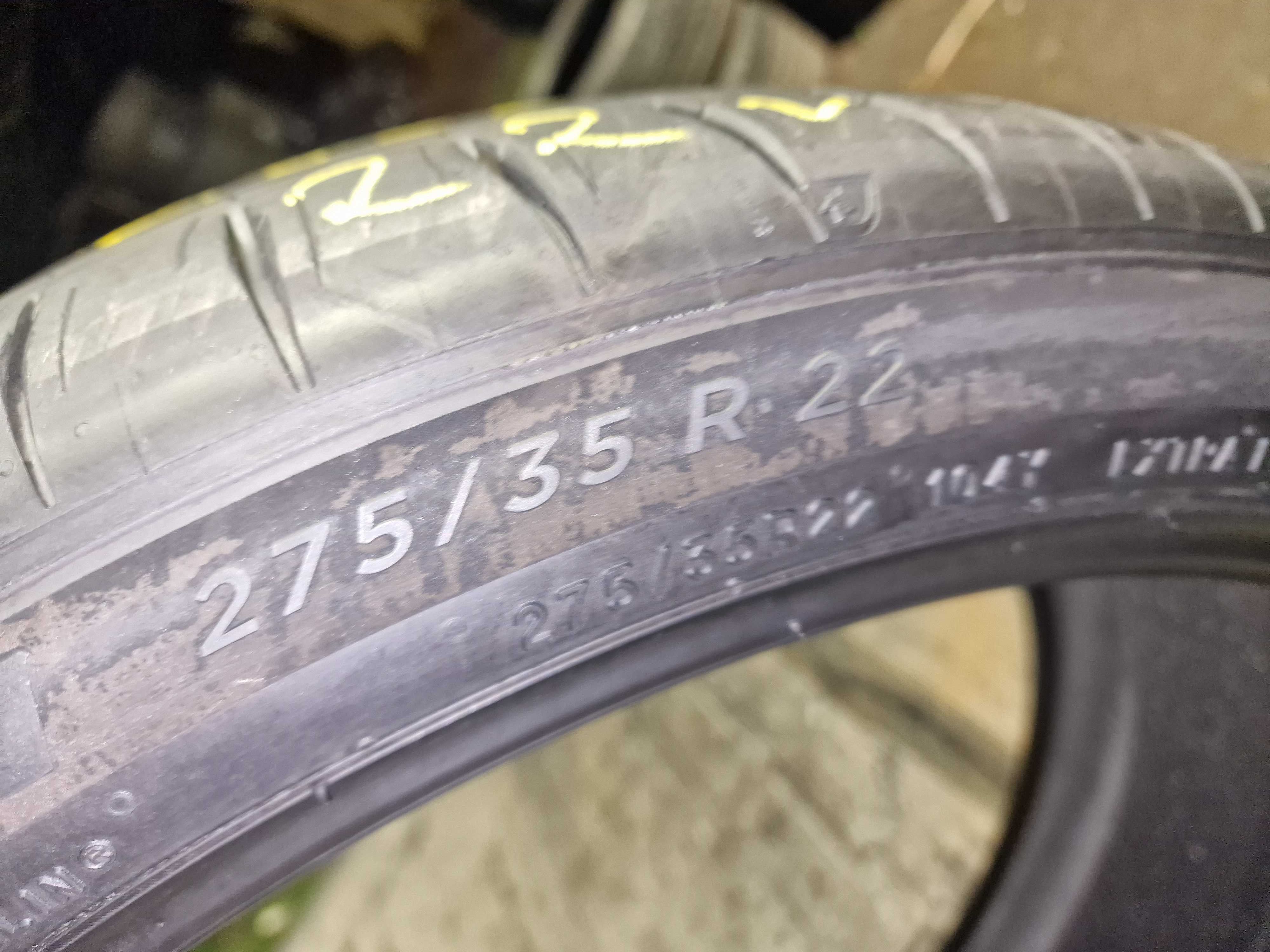 275/35/22 Michelin 4s EV, super stan 6mm bieżnik MO1 Z 22r.