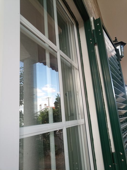 Janelas de alumínio, vidro duplo