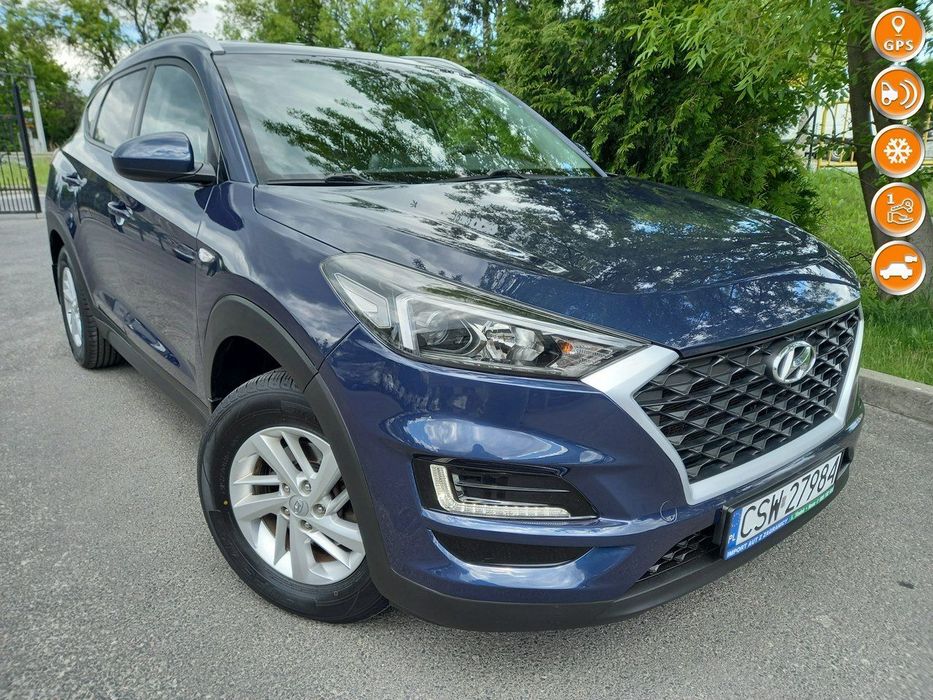 Hyundai Tucson 1.6Benz 132KM Ledy Duża Navi Kamera Bardzo Zadbany Bezwypadkowy Zarej.