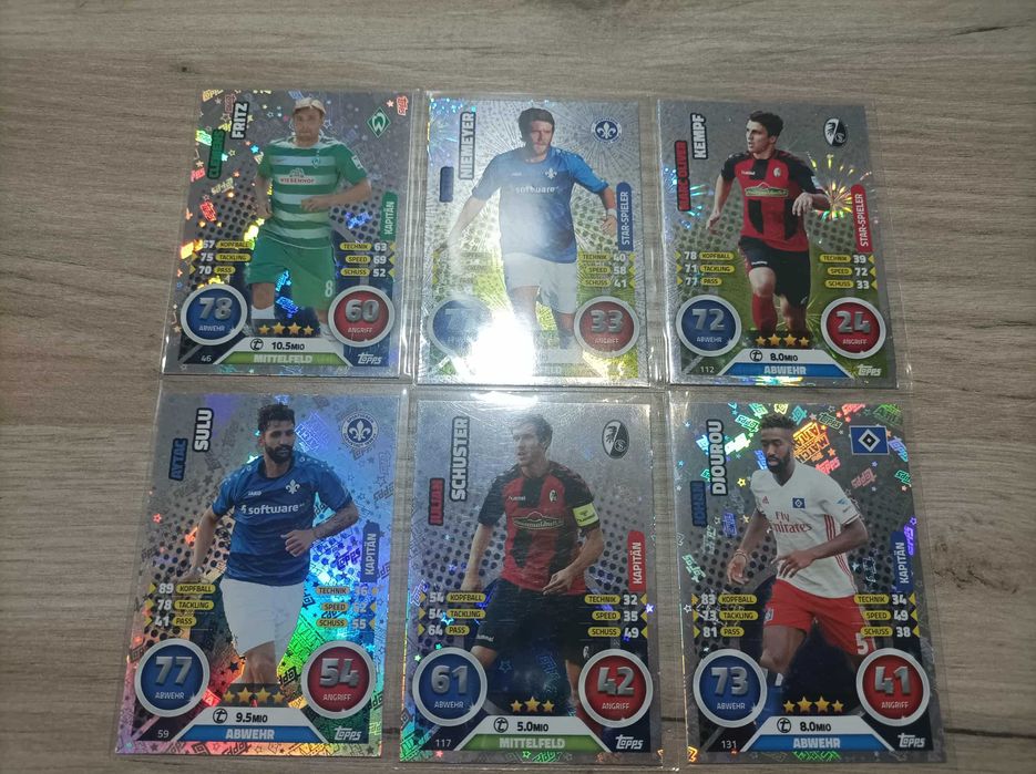 Topps German Fussball Bundesliga 2017. Match Attax - karty Specjalne