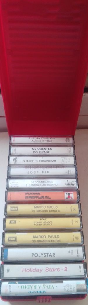 Porta Cassetes áudio 1970/80