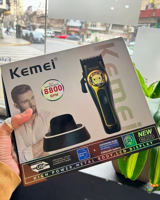 Професійна Машинка для стрижки Kemei 2373! Топова!