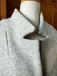Wiosenno zimowy płaszcz wełna parzona S/M