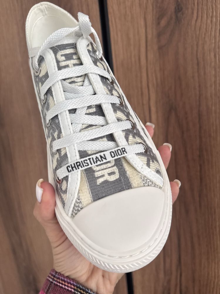 Кеди жіночі сірі діор Dior 38 р