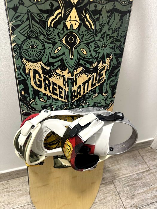 Сноуборд Drake Green Battle 162 + кріплення