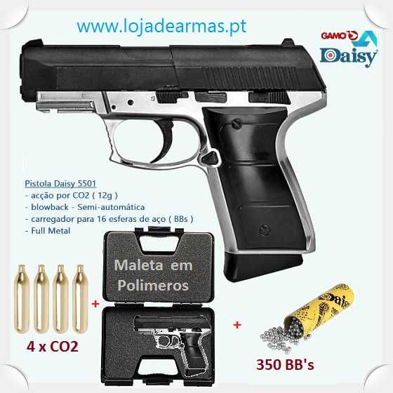 Pistola a CO2 Blowback marca Daisy ( Gamo ) nova-garantia