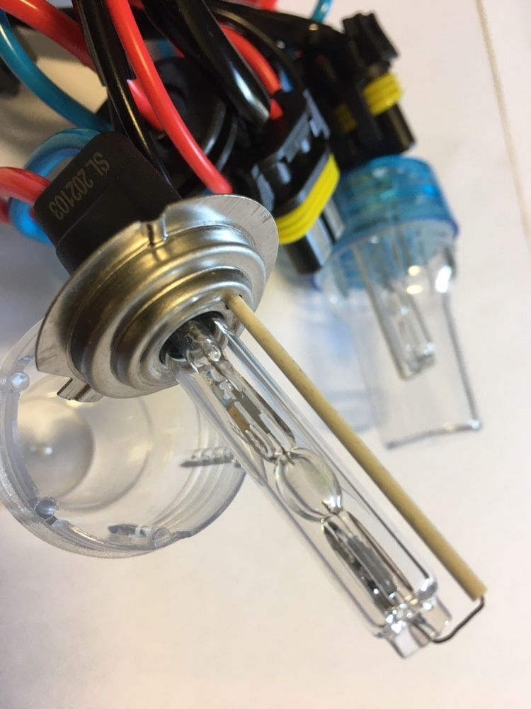 Lâmpadas de Xenon H1 e H7: 35w e 55w - Para Reposição kit xenon