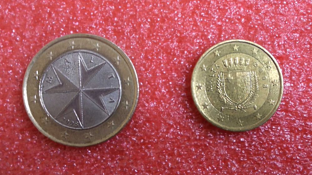 Евро монеты Андорра ,Сан Марино ,Мальта ,Бельгия.