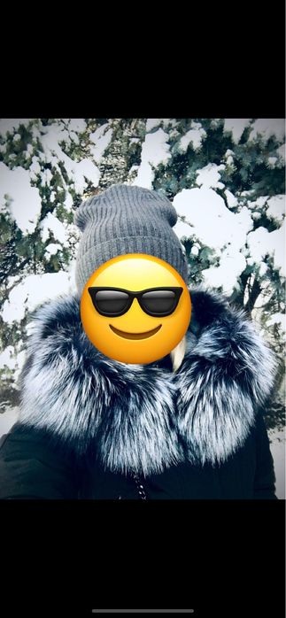 Парка с чернобуркой р S-M