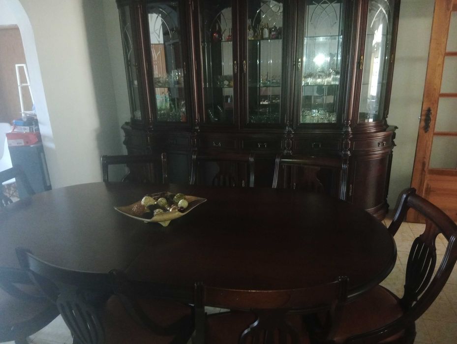 Conjunto de mobília antiga de sala em bom estado ( ler descrição)