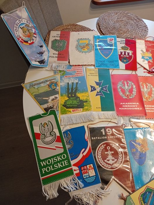 Proporczyki wojskowe zestaw