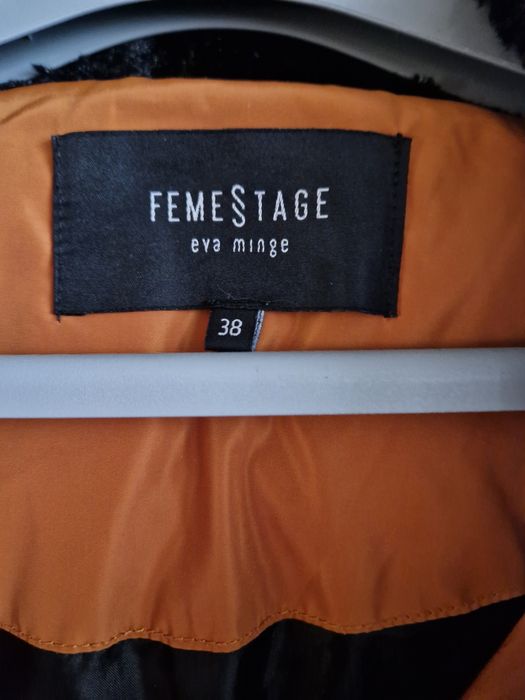 Pomarańczowa kurtka Femestage Eva Minge, r. 38