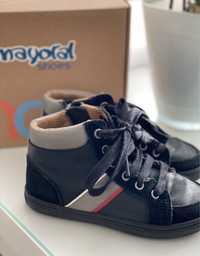 Ботинки Mayoral,28  размер, кожаные, слипоны туфли Майораь