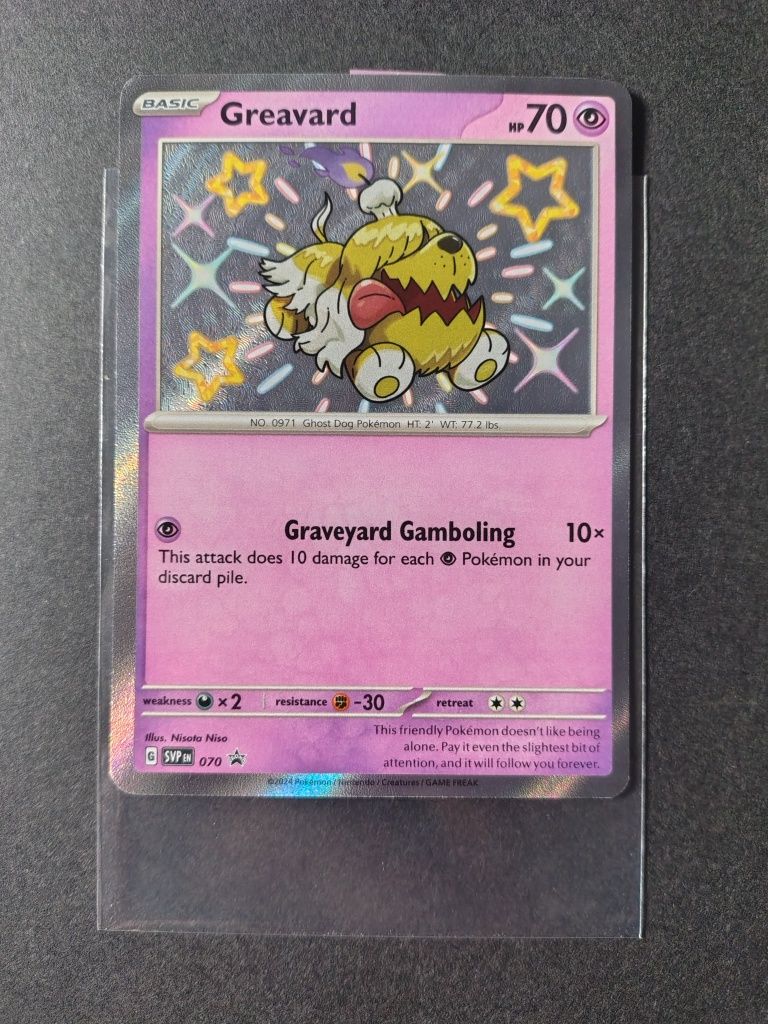Pokemon tcg Greavard promo Paldean Fates