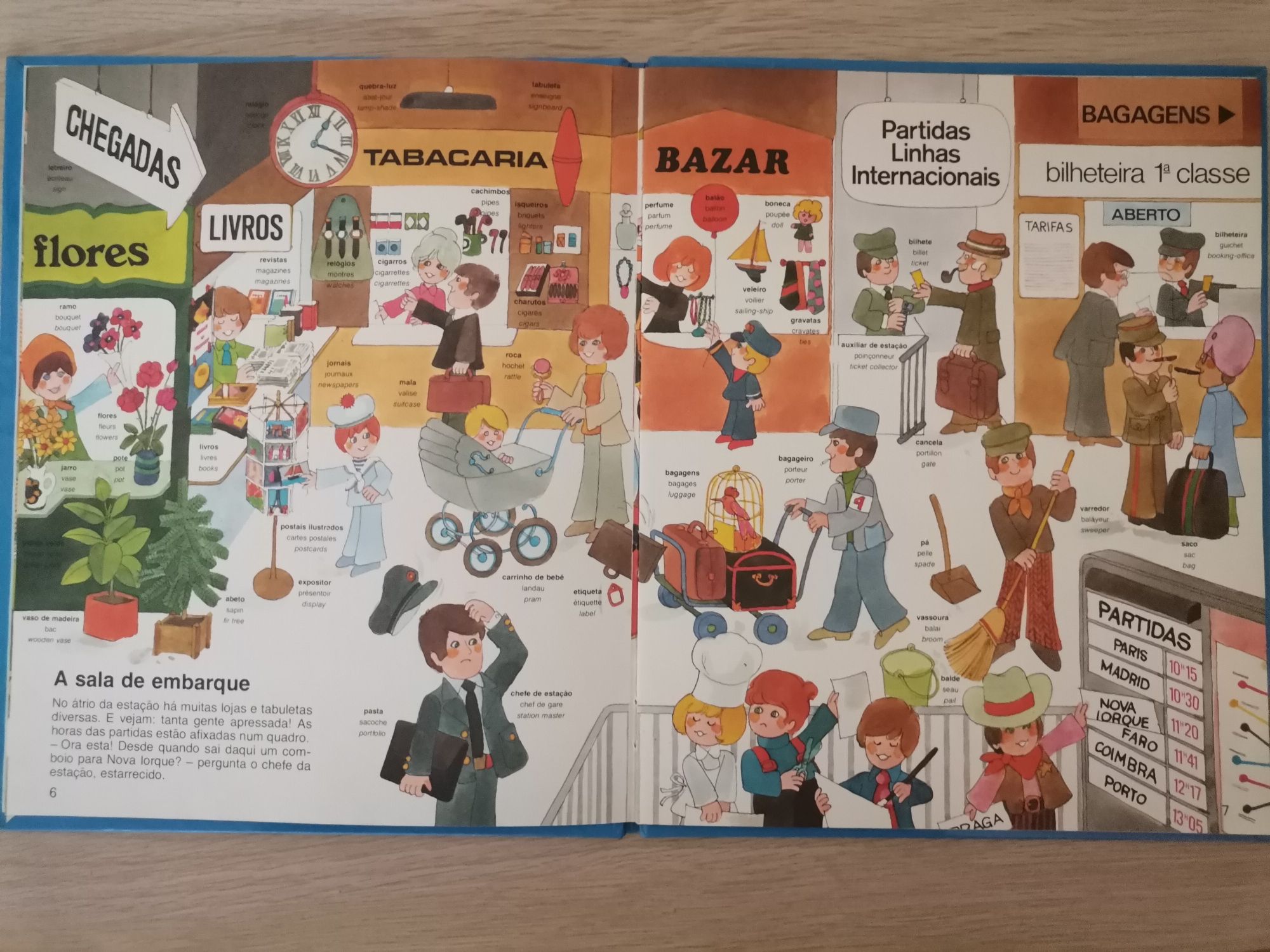 Livro infantil 1984 "Os trapalhões  vão de comboio"de Alain Gree