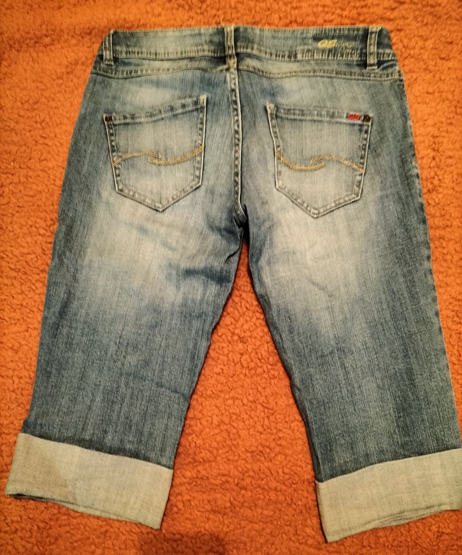 Spodenki jeansowe damskie, rozmiar 38