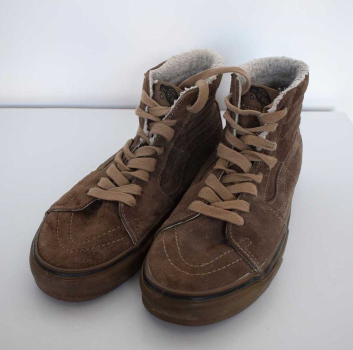 Vans buty trampki czekoladowe ocieplane 40