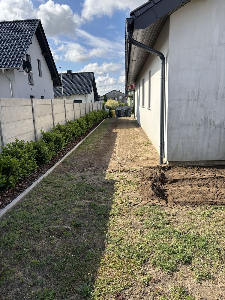 Usługi glebogryzarką separacyjną, niwelowanie terenu