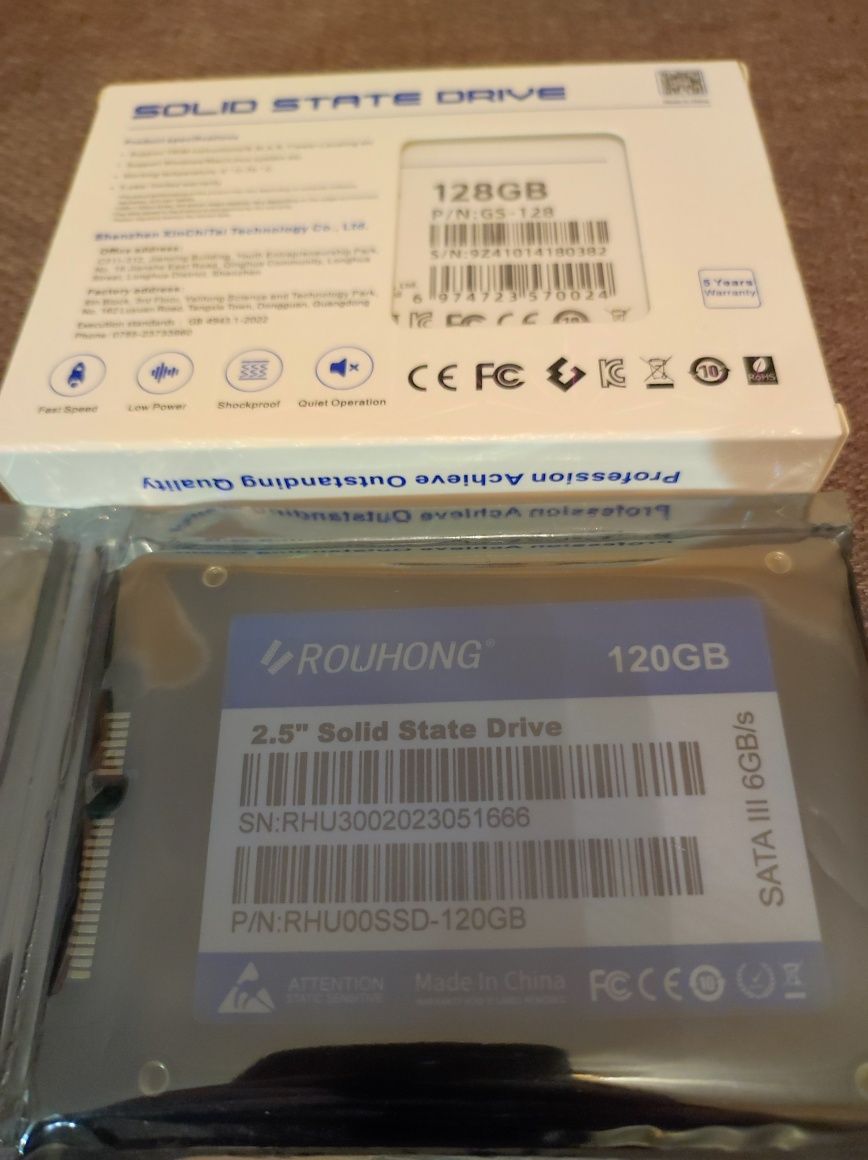Новые ssd 64gb 128gb 240gb 250gb 256gb 480gb 500gb sata кабель