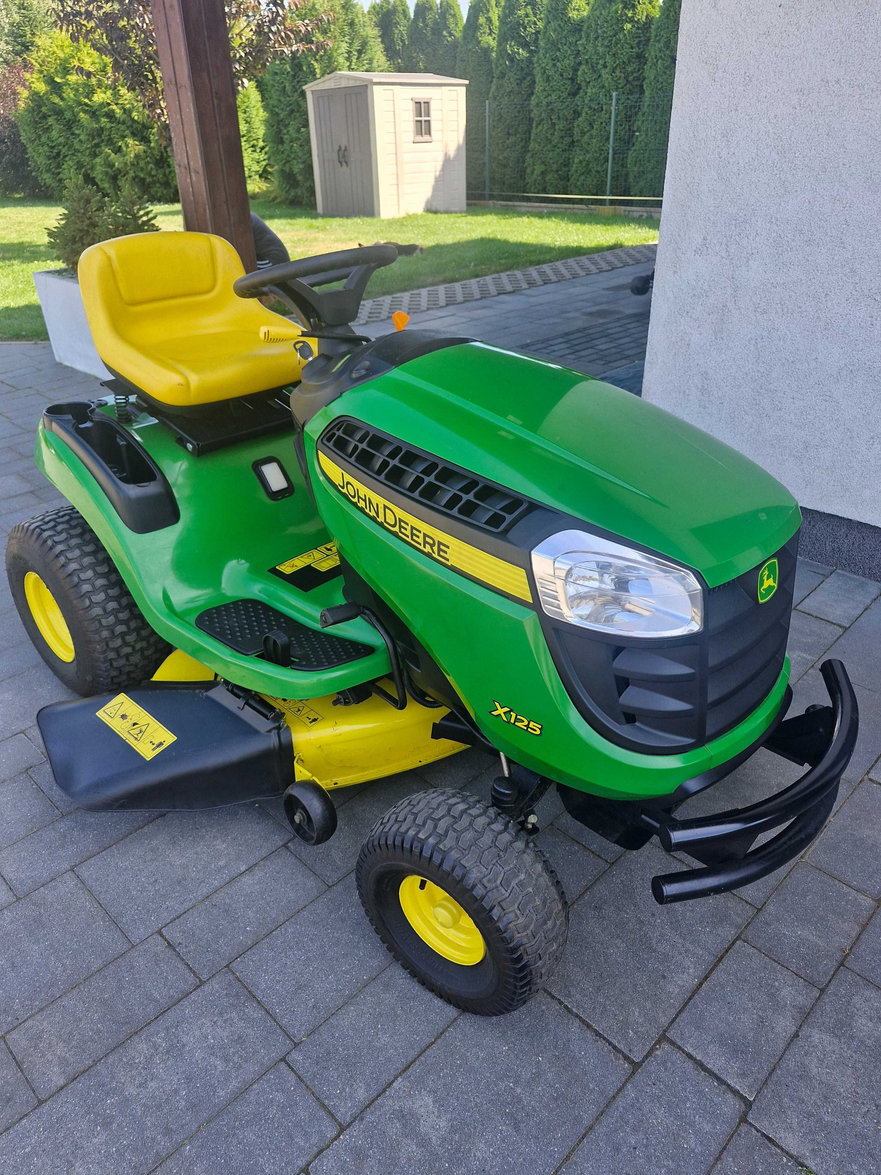 Kosiarka traktorek john deere X125 briggs 18,5hp hydrostatic 2013r