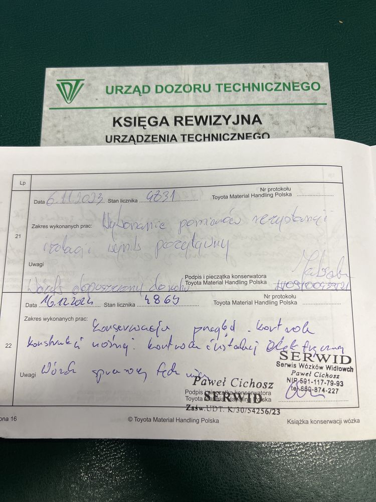 Wózek wysokiego składowania Toyota BT RRE160